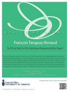 Ethics at Noon Feb 2015 François Tanguay-Renaud