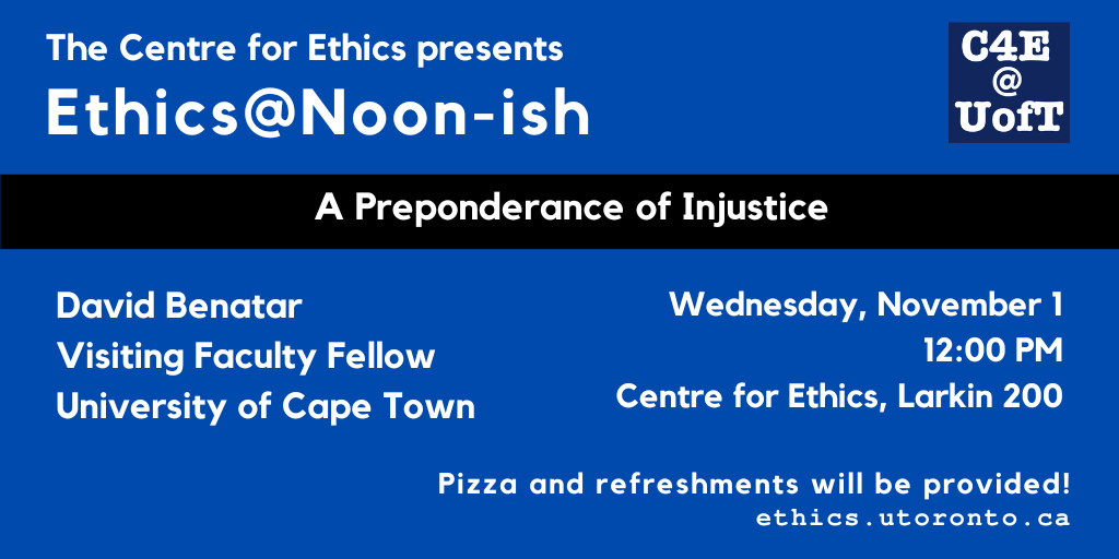 Zarina Khan Xx - Past Events @ C4E | Centre for Ethics, University of Toronto